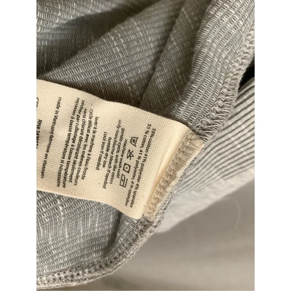 DONNI Lightweight Sandwash Open Front Cardigan in Heather Gray New - Picture 5 of 7